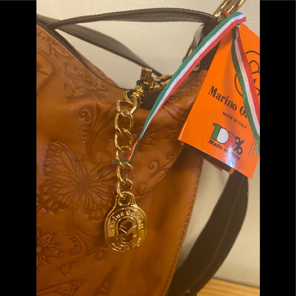NWT Marino Orlando Leather Handbag - Picture 7 of 8
